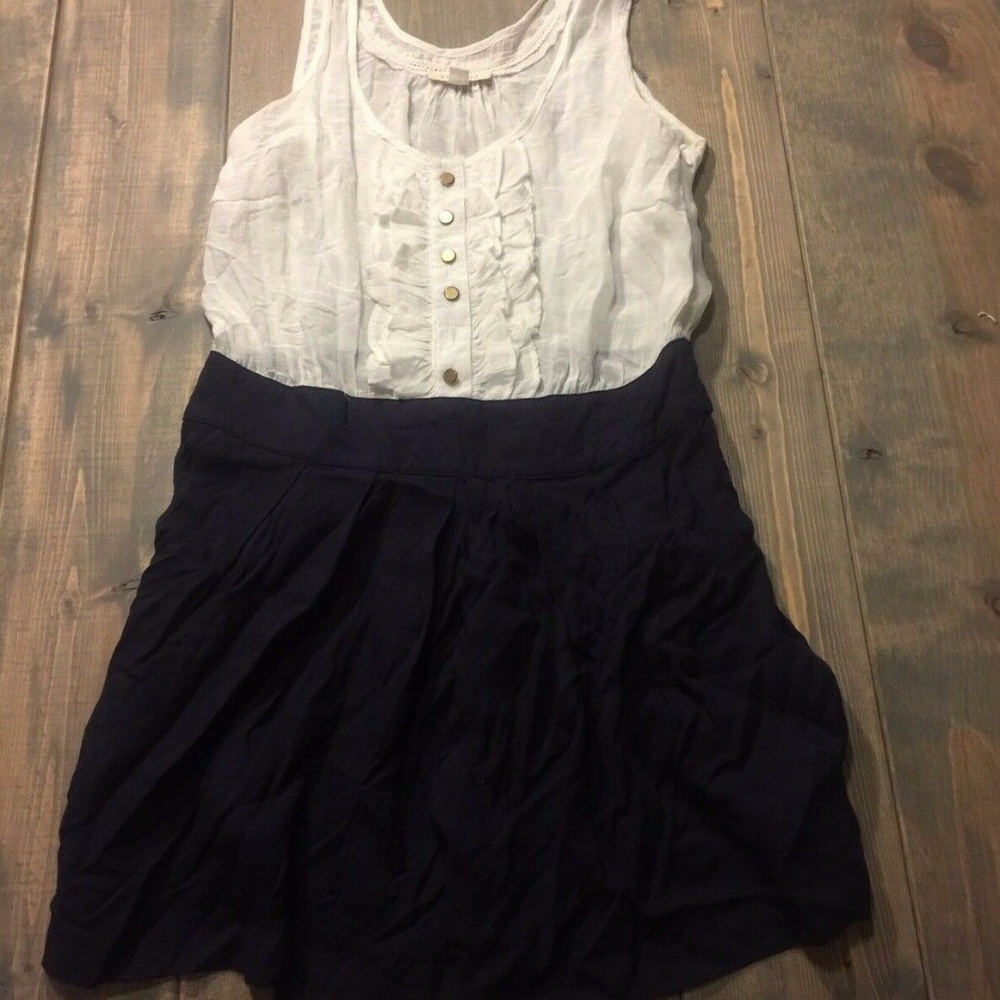 Phanuel Women's Sleeveless Ruffle Front Dress Sz:S